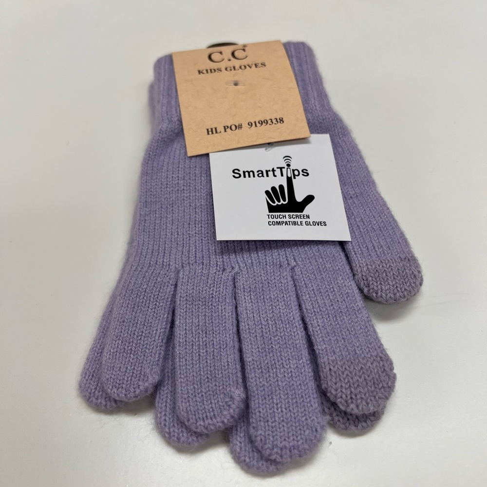 C.C Kids SmartTips Gloves in Soft Purple
